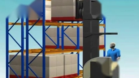 Стеллажная система для хранения грузов, сверхмощные стеллажи для поддонов двойной глубины